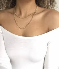 365 00 1 free delivery. Gold Chain Necklace Set Gold Chain Women S Gold Chain Etsy