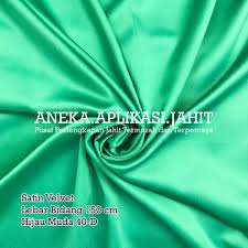 Sedangkan kain yang dibuat dari benang campuran akan menghasilkan kain dengan permukaan yang lebih beragam dan lebih bervariasi, tergantung jenis benang yang digunakan. Kain Satin Velvet Rosela Rosella Lebar Bidang 150 Cm Per Meter Lazada Indonesia