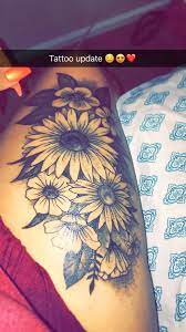 Sunflower Tattoo Sunflower Tattoo Thigh Sunflower Tattoos Cute Tattoos