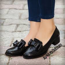 Siyah Fiyonklu Babet Flat Shoes Woman Trend Babetler Topuklular Bayan Ayakkabi