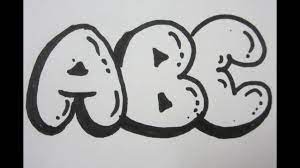 3d art drawing graffiti drawing drawing letters drawing ideas fancy letters bubble letters 3d letters doodle lettering graffiti lettering. How To Draw Bubble Letters All Capital Letters Youtube