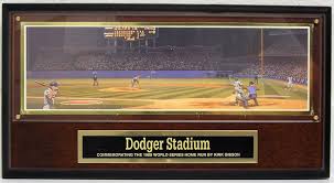 Dodger Stadium 1988 World Series Kirk Gibson Home Run Plaque Limited Ed 4841 Sports Mem Cards Amp Fan 1988 World Series Kirk Gibson Kirk Gibson Home Run