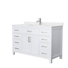 At wayfair, we want to make sure you find the best home goods when you shop online. Beckett 54 Single Bathroom Vanity White Beautiful Bathroom Furniture For Every Home Wyndham Collection
