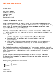 How To Write A Killer Rfp Cover Letter Template Examples Tips