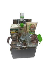 green light liquor gift basket