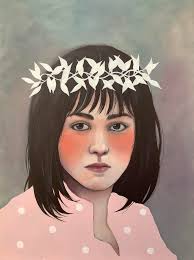 Acrylic desert scape artwork