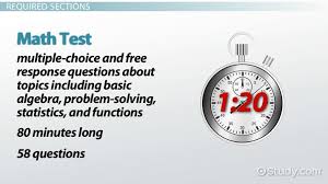 the sat test structure sections question types timing