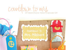 Looking for the perfect way to count down those special last days before a wedding? Diy Bridal Shower Advent Calendar