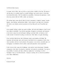 Cover letters convey added detail about your experience and give you a chance to explain why you are the ideal candidate for the job. Universal Cover Letter