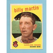 Billy Martin 1959 Topps Baseball Card #295 (Cleveland Guardians)