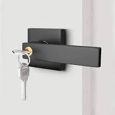 The door is made from horizontal wood panels and picture frame border design. Goldenwarm Door Handles Black Exterior Door Handles Door Levers Black Reversible Matte Black Door Handle For Front Door Modern Door Hardware With Lock And Key 1 Pack Amazon Com