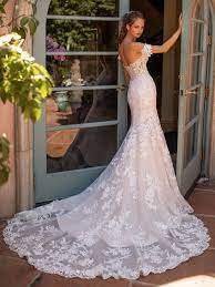 Sweetheart Lace Mermaid Moonlight Couture Wedding Dress H1421 Wedding Dress Couture Wedding Dresses Lace Lace Mermaid Wedding Dress