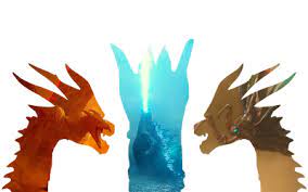 Godzilla Kotm Ghidorah Vs 3 Heroics Shirt Logo By Sp Goji Fan Godzilla Kaiju Monsters Movie Monsters