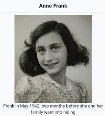 Diary of a young girl during holocaust