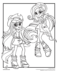 Gambar mewarnai my little pony manusia. Rainbow Dash My Little Pony Equestria Girl Coloring Pages To Print Novocom Top