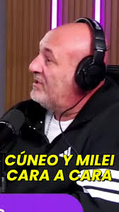 Milei prepara los pañales que te vas a ver cara a cara con Santiago Cúneo  en el congreso.