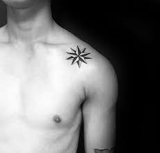 40 Simple Star Tattoos For Men Luminous Ink Design Ideas Star Tattoos For Men Star Tattoos Tattoos For Guys
