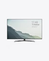 Download Tv Mockup Front View In Device Mockups On Yellow Images Object Mockups