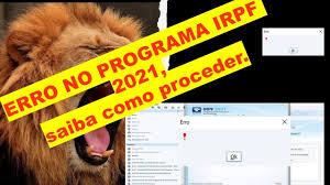 Tabela do imposto de renda 2021 (com base no ano de 2018) base de cálculo (r$) alíquota (%) parcela a deduzir do irpf (r$) até 22.847,76. Erro No Programa Do Irpf 2021 Solucao Do Problema Youtube