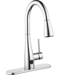 Not only are the faucets easy on the budget, but they're easy to install as well. Discover Deals On Glacier Bay Nottely Touchless Single Handle Pull Down Kitchen Faucet With Turbospray And Fastmount In Chrome Grey