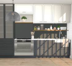 Modern white kitchen from liney sims • sims 4 downloads. Kitchen Backsplash Recolours Part 2 Minc S C Series And S Series Kitchens Bluebellflora