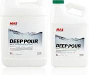 MAS Epoxies ディープポアエポキシ樹脂キット - クリスタルクリア ゆっくり硬化するエポキシ樹脂  キャスティング、リバーテーブル、カプセル化、ライブエッジスラブ、モールド、充填ボイド、ひび割れ用 (1.3ガロン)