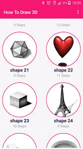Get Drawing 3d Easy Step By Step Background Drawing 3d Easy