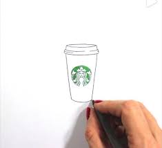 Starbucks Drink Drawing Super Easy And Cute Starbucks Drawing Starbucks Drinks Coffee Drawing