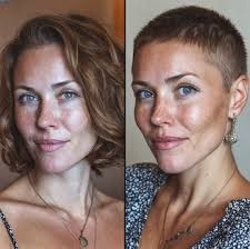 Before and after my haircut today.What do you think about this change!