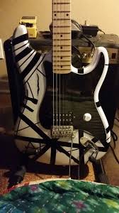 Original Frankenstrat Finished Music Guitar Guitar Artwork Guitar Van halen logo and frankenstrat. original frankenstrat finished music