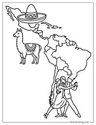 Hispanic Heritage Coloring Pages - Free PDF to Download and Print