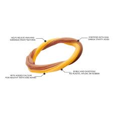 Nylabone chicken flavored double action puppy teething chew toys. Buy N Bone Puppy Teething Ring In Chicken 34gm Online At Low Price In India Puprise