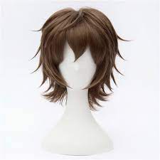 Checkout these 21 of the cutest anime girl characters with brown hair to set your new brown hair goal for 2021. Short Brown Anime Boy Mens Cosplay Hair Wigs Male Party Costume Synthetic Heat Resistant Fake Natural Hair Wish