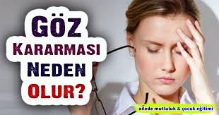 Goz Kararmasi Tansiyona Ve Sekere Bagli Olarak Surekli Kendini Tetikleyen Bir Hastalik Olarak Karsimiza Cikmaktadir Peki Goz Kararmasi N Gozler Kadin Egitim
