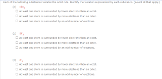 B{F_3}\\] Does Not Obey Octet Rule. State The Given Statement Is True Or  False