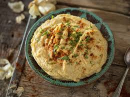 Hummus Mit Gerostetem Knoblauch Mag Rezepte Hummus Rezept Libanesisches Essen