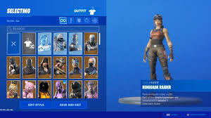 In v8.10, the outfit received an additional checkered edit style, which was already in save the world before. Selling Season 1 Fortnite Account Renegade Raider Black Knight Etc Epicnpc Marketplace
