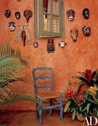 Designer Diane Burn Creates A Tranquil Villa On The Island Of Taboga Mexican Style Decor Mexican Wall Decor Mexican Interior Design