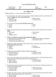 Soal dan jawaban uas pkn kelas 11 semester 2. Belajar Soal Uas Pkn Kelas X Xi Xii Semester 1 Ganjil Pkn Kls Xi Uas 1