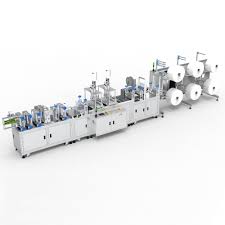 Ffp2/ffp3 type masks, with up to 5 protection layers and with ultrasounds welding systems for the assembly of the mask and transverse section for nasal rigid strip insertion. Production Line For Ffp3 Ffp2 N95 Masks Pia Group