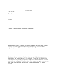 Unlike a movie review, writing a movie critique paper is not intended to persuade the audience to see (or not see) a film that has recently been released. Movie Critique Format