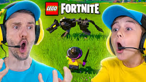 CUIDADO COM O LOBO NO LEGO FORTNITE