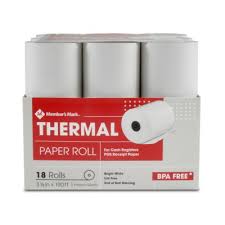 Maybe you would like to learn more about one of these? Member S Mark Thermal Receipt Paper Rolls 3 1 8 X 190 18 Rolls Sam S Club