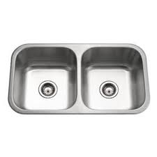 Its vitreous china construction is designed for durability and the white finish complements a wide variety of bathroom decorating schemes. Houzer Medallion Classic Series Undermount Stainless Steel 32 In 0 Hole Double Bowl Kitchen Sink Md 3109 1 The Home Depot Double Bowl Kitchen Sink Sink Undermount Stainless Steel Sink