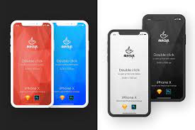 Download Iphone X App Mockups Iphone Iphone Mockup Psd Mobile App Design