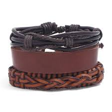 Check spelling or type a new query. New Three Piece Real Leather Bracelet Simple Diy Suit Men S Knitted Bracelet Jewelry Wholesale Nhpk182398