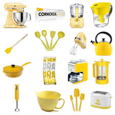 Brighten Your Kitchen Yellow Hello Foxy Yellow Kitchen Decor Colored Kitchen Utensils Yellow Kitchen