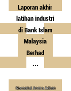 Bank islam internship.today is an exciting period for the growth of islamic financial industry and with it, comes an exciting opportunity for you to grow your bank islam internship rating: Holdings Laporan Akhir Latihan Industri Di Bank Islam Malaysia Berhad Bimb Cawangan Shah Alam