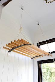 An economical way to dry and air clothing. How To Build A Hanging Laundry Rack Aka An English Style Airer The Grit And Polish