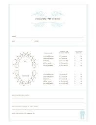 Lemon Squeezy Updated Tooth Chart Diy Scrapbook Tooth